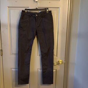 5.11 Tactical Black Slim Fit Pants with Orange Logo Accent